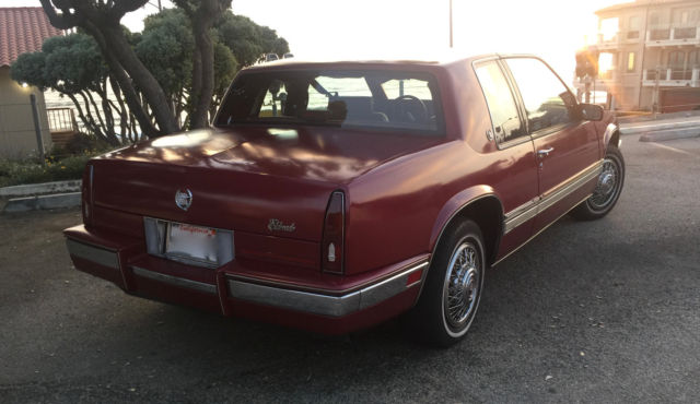 1986 Red Cadillac Eldorado Coupe