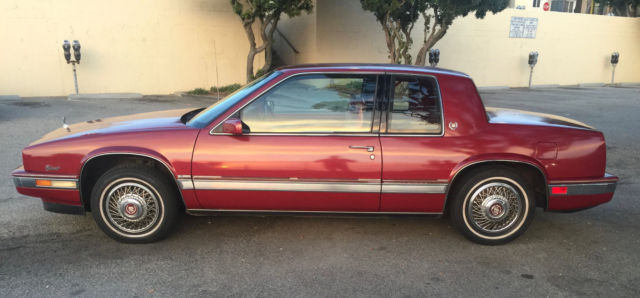 1986 Red Cadillac Eldorado Coupe