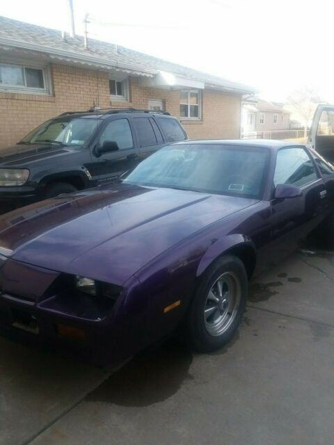 1986 Purple Chevrolet Camaro Hatchback