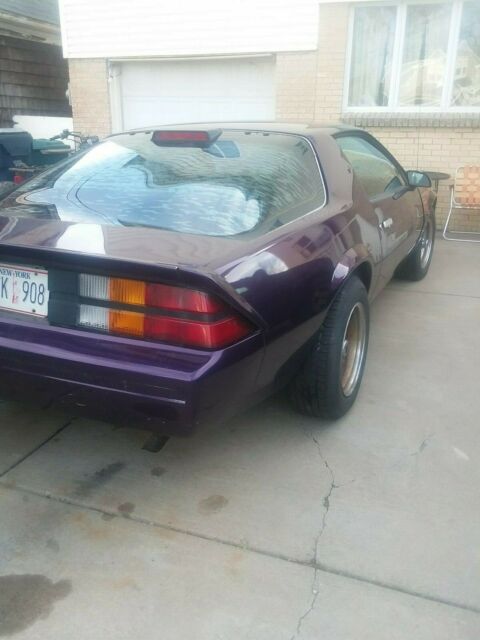 1986 Purple Chevrolet Camaro Hatchback