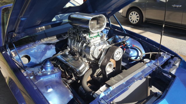 1986 Blue Chevrolet Camaro