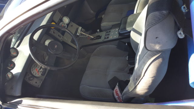 1986 Blue Chevrolet Camaro