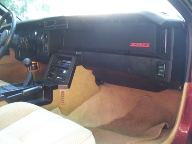 1986 Red Chevrolet Camaro Coupe