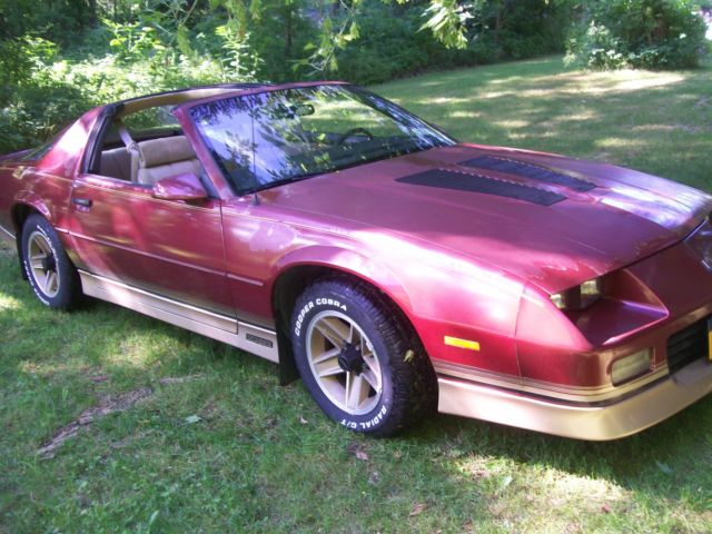 1986 Red Chevrolet Camaro Coupe