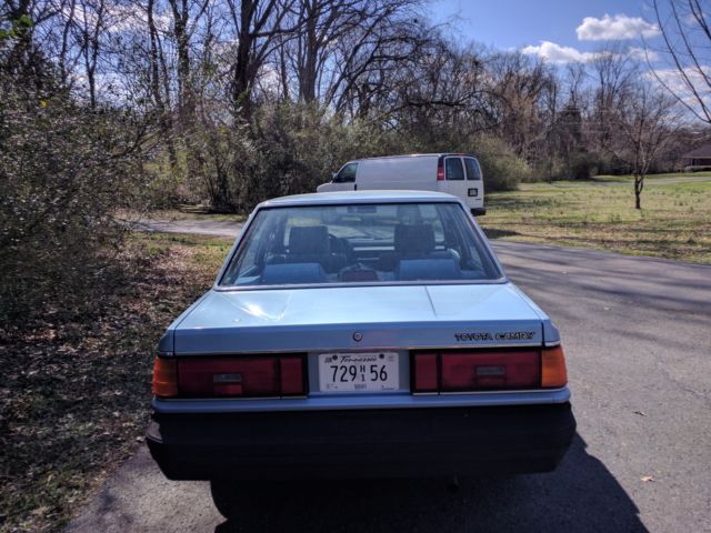 1986 Blue Toyota Camry Coupe