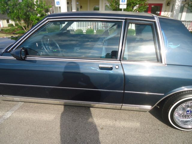 1986 Blue Chevrolet Capriceold Coupe