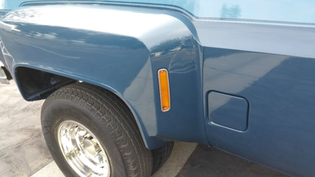 1986 Blue Chevrolet C/K Pickup 3500 Extended Crew Cab Pickup