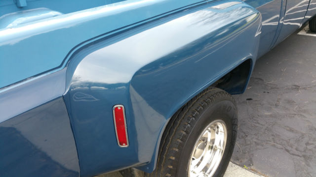 1986 Blue Chevrolet C/K Pickup 3500 Extended Crew Cab Pickup