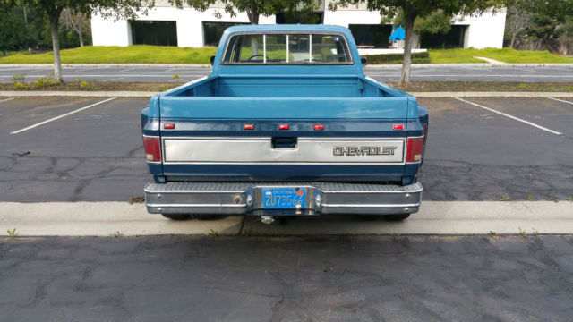 1986 Blue Chevrolet C/K Pickup 3500 Extended Crew Cab Pickup