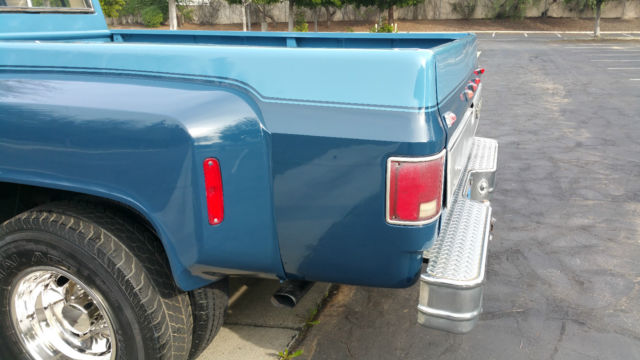 1986 Blue Chevrolet C/K Pickup 3500 Extended Crew Cab Pickup