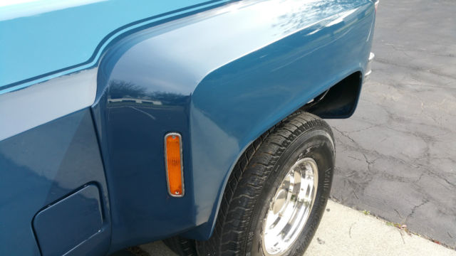 1986 Blue Chevrolet C/K Pickup 3500 Extended Crew Cab Pickup