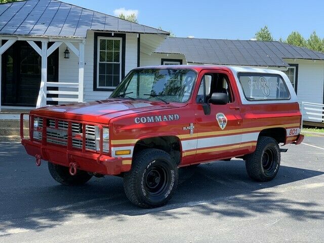1986 Red Chevrolet Blazer SUV