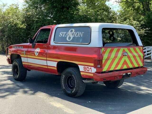 1986 Red Chevrolet Blazer SUV