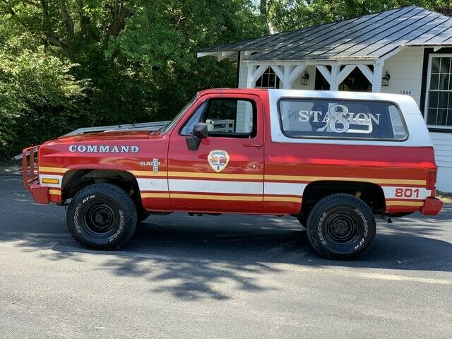 1986 Red Chevrolet Blazer SUV