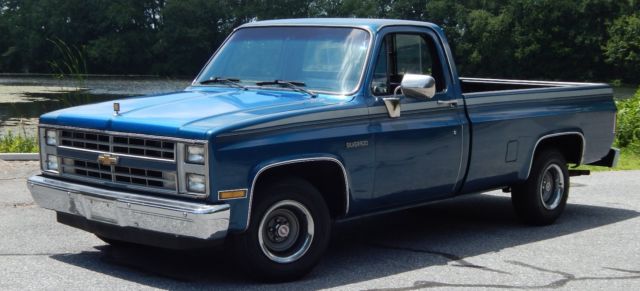 1986 Black Chevrolet C-10 Standard Cab Pickup