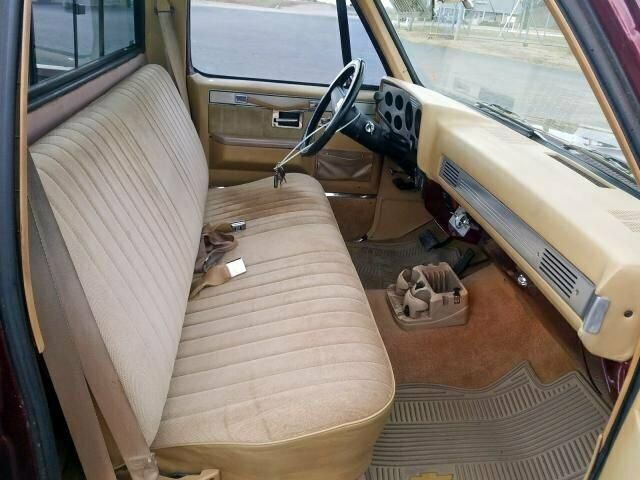 1986 Burgundy Chevrolet C-10 Pickup (Truck)