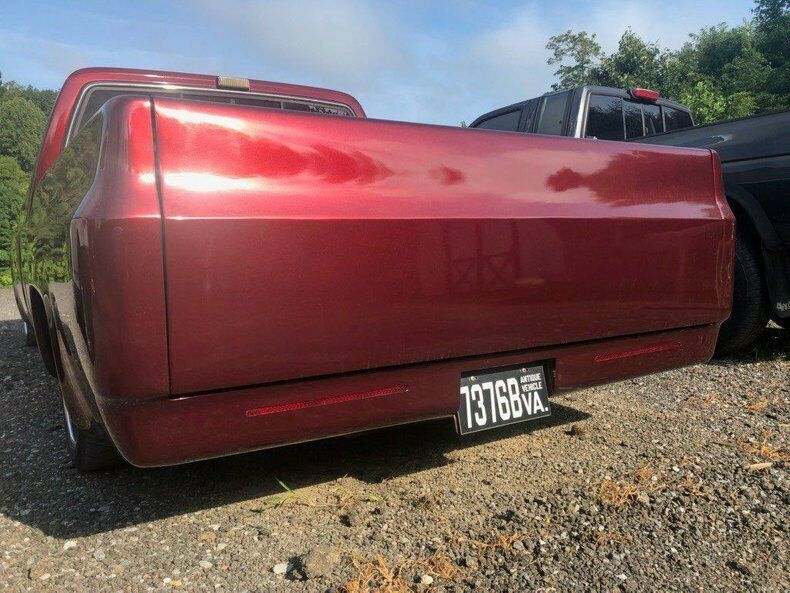 1986 Burgundy Chevrolet C-10 Pickup (Truck)