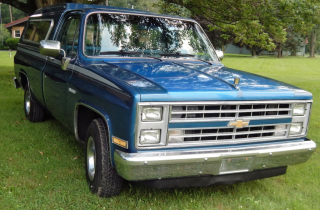 1986 Black Chevrolet C-10 Standard Cab Pickup