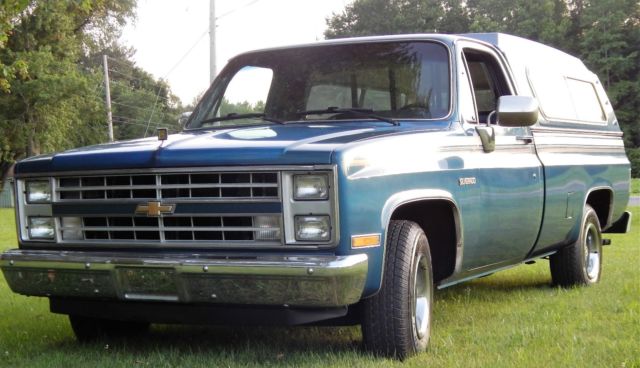 1986 Black Chevrolet C-10 Standard Cab Pickup