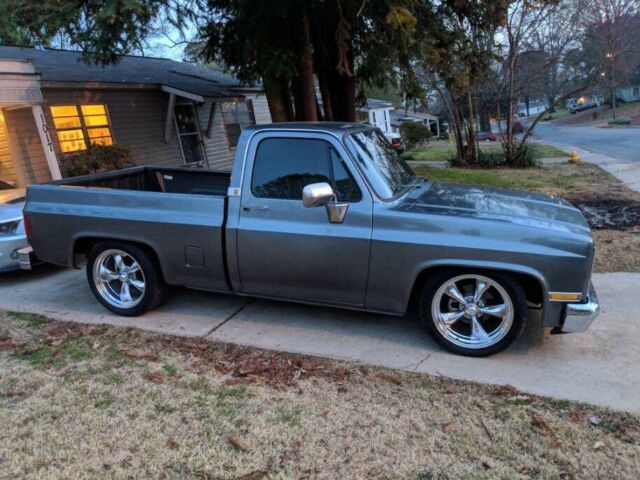 1986 Gray Chevrolet C-10 Standard Cab Pickup