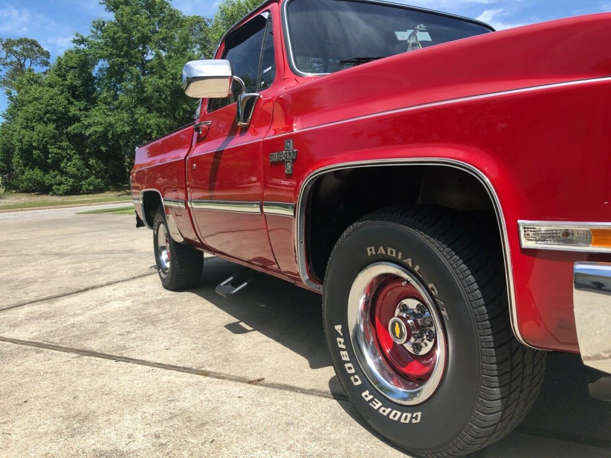 1986 Red Chevrolet C-10 Standard Cab Pickup