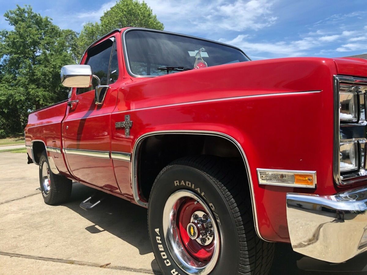 1986 Red Chevrolet C-10 Standard Cab Pickup