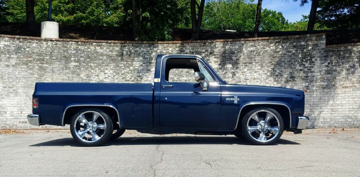 1986 Blue Chevrolet C-10 Standard Cab Pickup