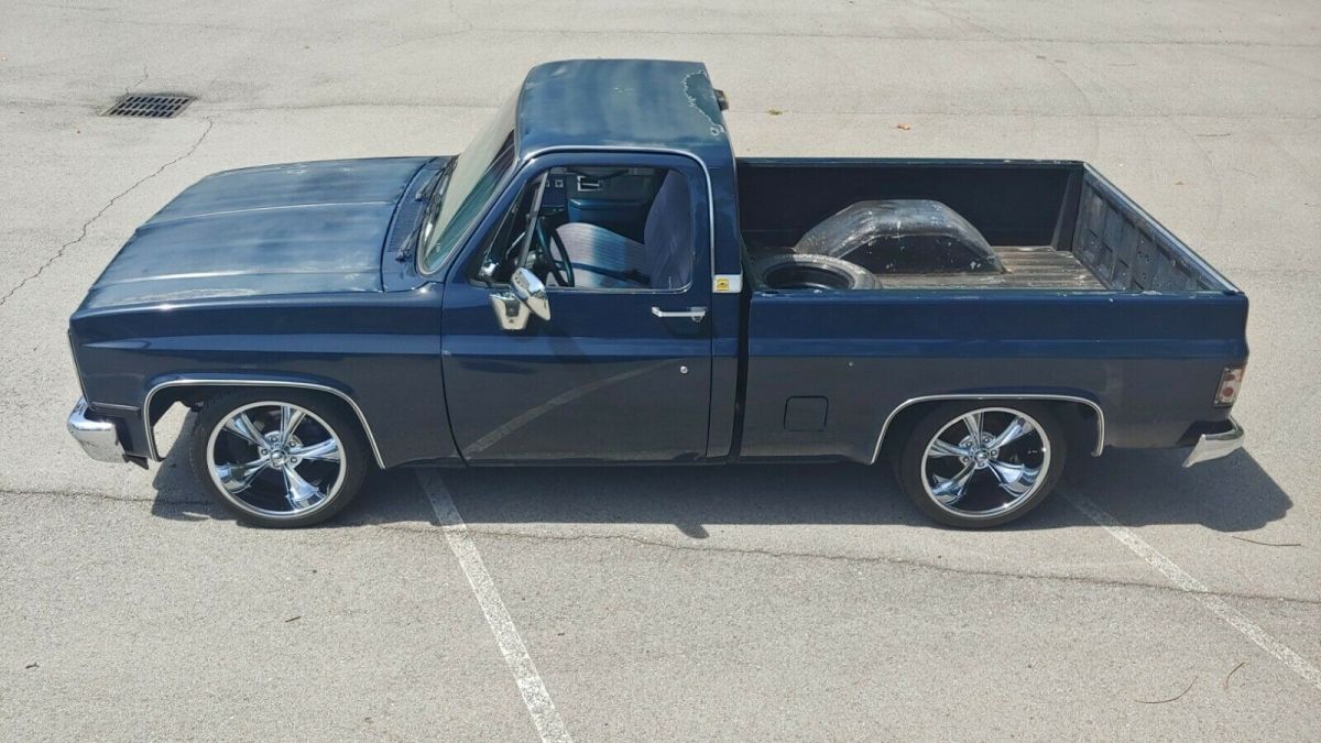 1986 Blue Chevrolet C-10 Standard Cab Pickup