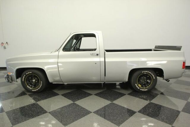 1986 Silver Chevrolet C-10 Pickup Truck