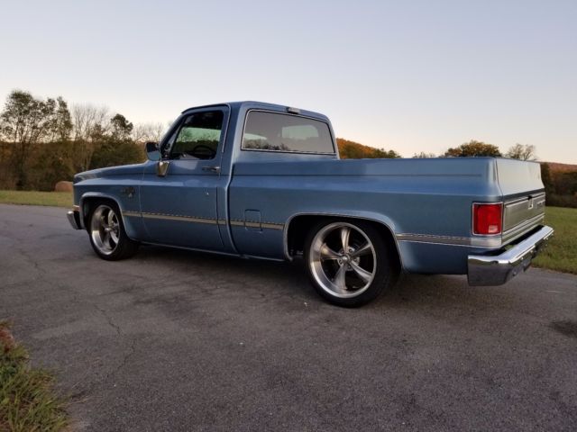 1986 Blue Chevrolet C-10 Standard Cab Pickup