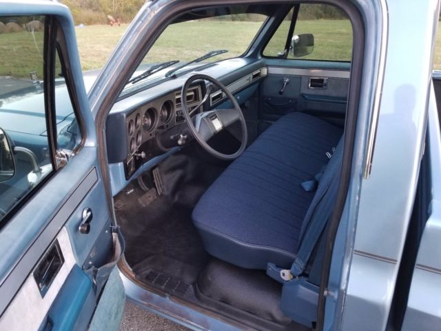 1986 Blue Chevrolet C-10 Standard Cab Pickup
