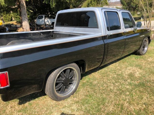 1986 Black Chevrolet C/K Pickup 3500 Crew Cab Pickup