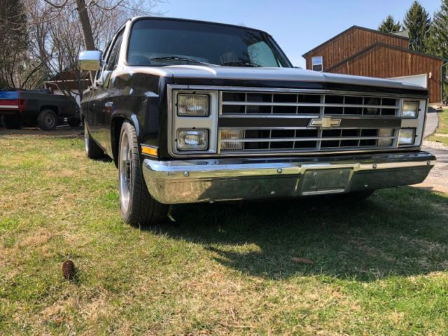 1986 Black Chevrolet C/K Pickup 3500 Crew Cab Pickup