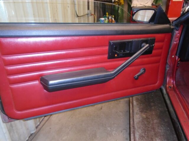 1986 Red Chevrolet Camaro Coupe