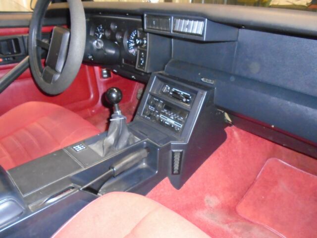 1986 Red Chevrolet Camaro Coupe