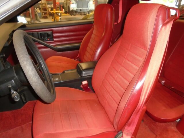 1986 Red Chevrolet Camaro Coupe