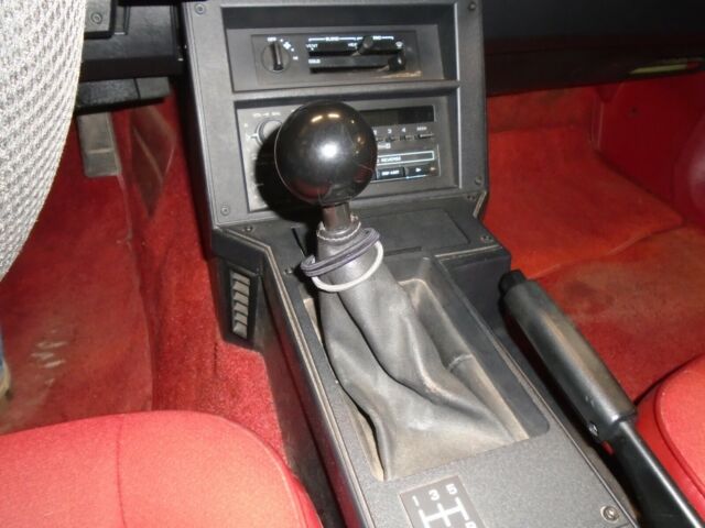 1986 Red Chevrolet Camaro Coupe