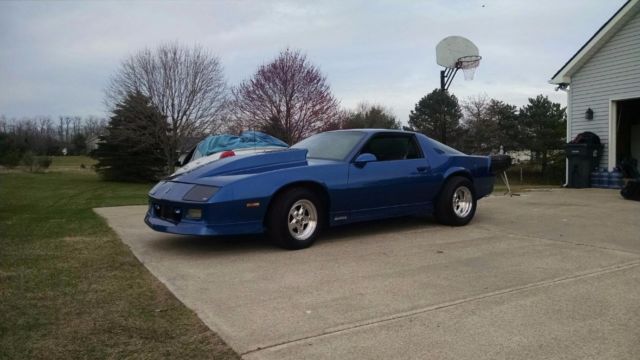 1986 Blue Chevrolet Camaro Coupe