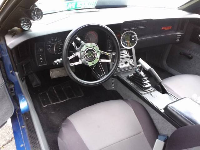 1986 Blue Chevrolet Camaro Coupe