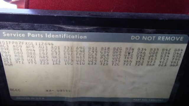 1986 Black Chevrolet Camaro Coupe