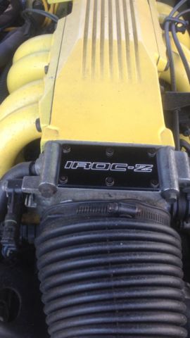 1986 Yellow Chevrolet Camaro Coupe