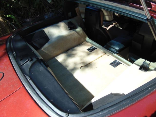 1986 Burgundy Chevrolet Corvette Coupe