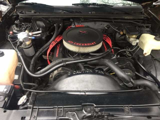 1986 Black Chevrolet El Camino