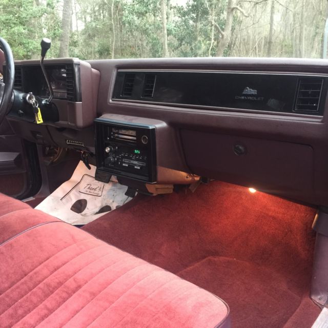 1986 Black Chevrolet El Camino