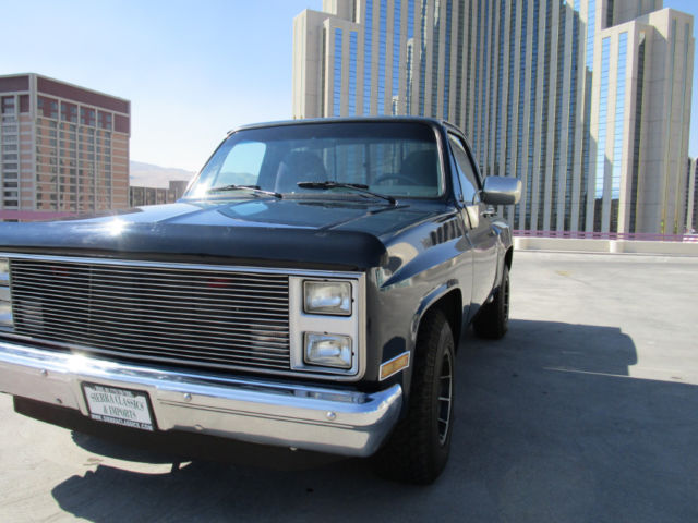 1986 Blue Chevrolet C-10 --