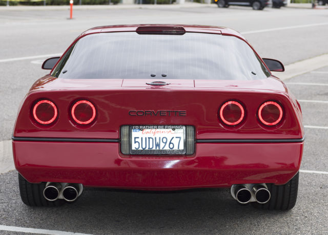 1986 Red Chevrolet Corvette Coupe