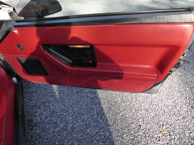 1986 Black Chevrolet Corvette Coupe