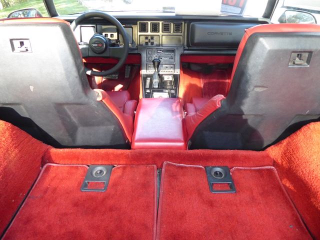 1986 Black Chevrolet Corvette Coupe