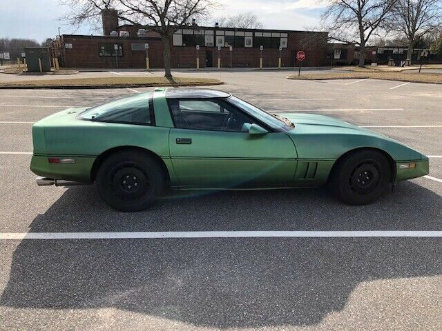 1986 Green Chevrolet Corvette Coupe