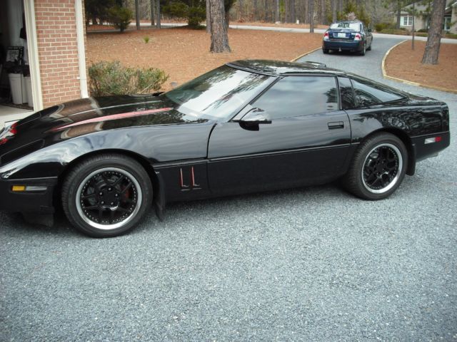 1986 Black Chevrolet Corvette Coupe